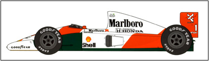 McLAREN MP4/6 HONDA